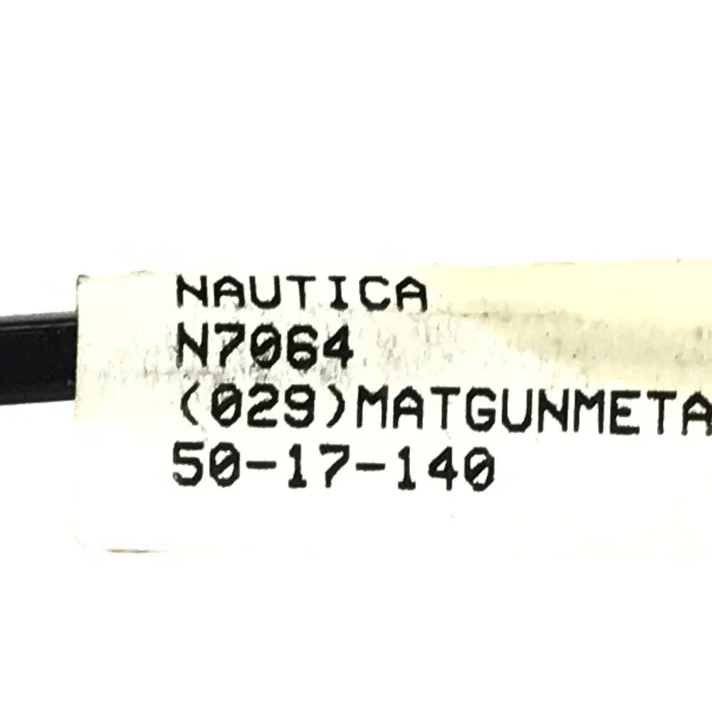 Nautica Eyeglasses Frames N7064 029 Black Grey Rectangular Full Rim 50-17-140